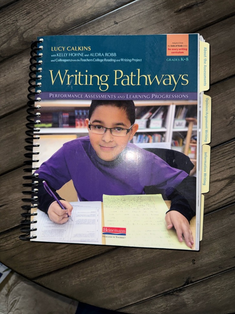 Writing Pathways Spiral-Bound Teacher Guide - Purple Cover